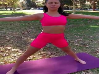 Sensational Yoga cookie Alina Lopez Fucked and Creampied: HD sex clip 3b
