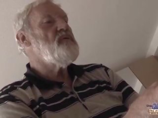 Old Young - Big putz Grandpa Fucked by Teen she licks thick old man prick